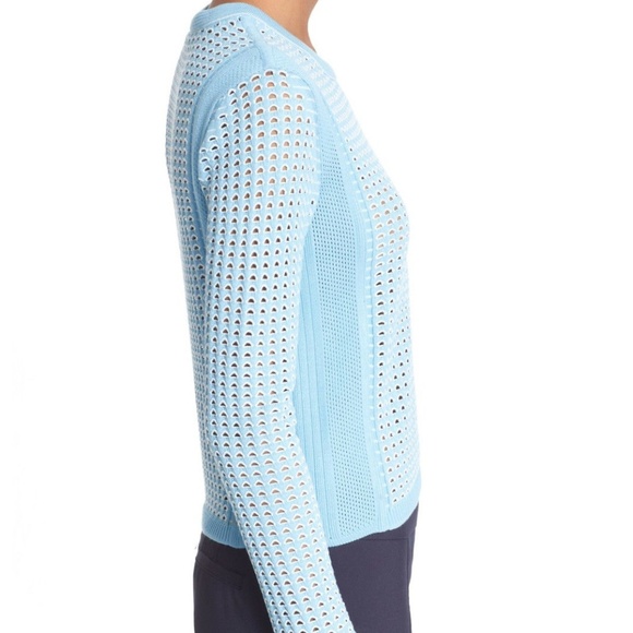 Tory Burch Cutout Stretch-Knit Sweater. - Picture 5 of 6